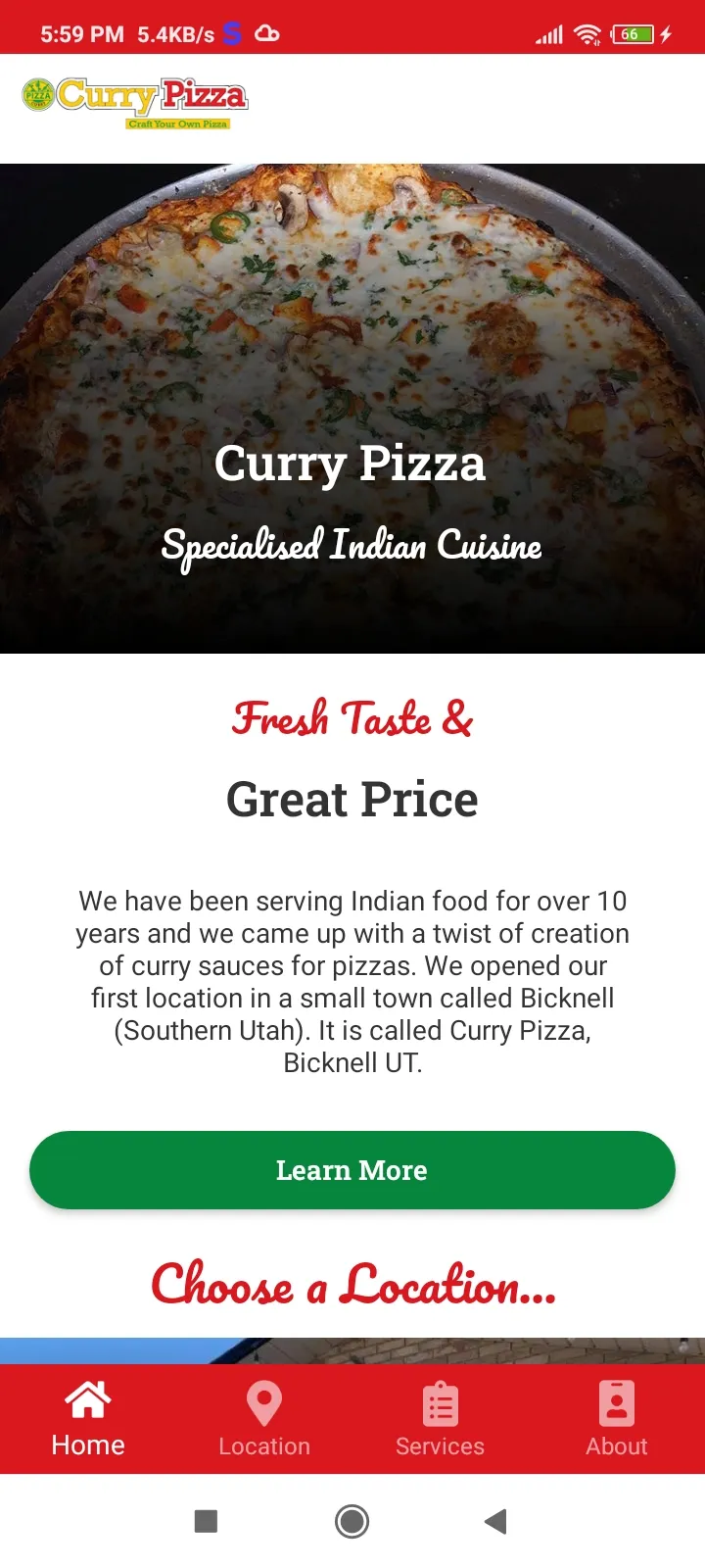 Curry Pizza | Indus Appstore | Screenshot