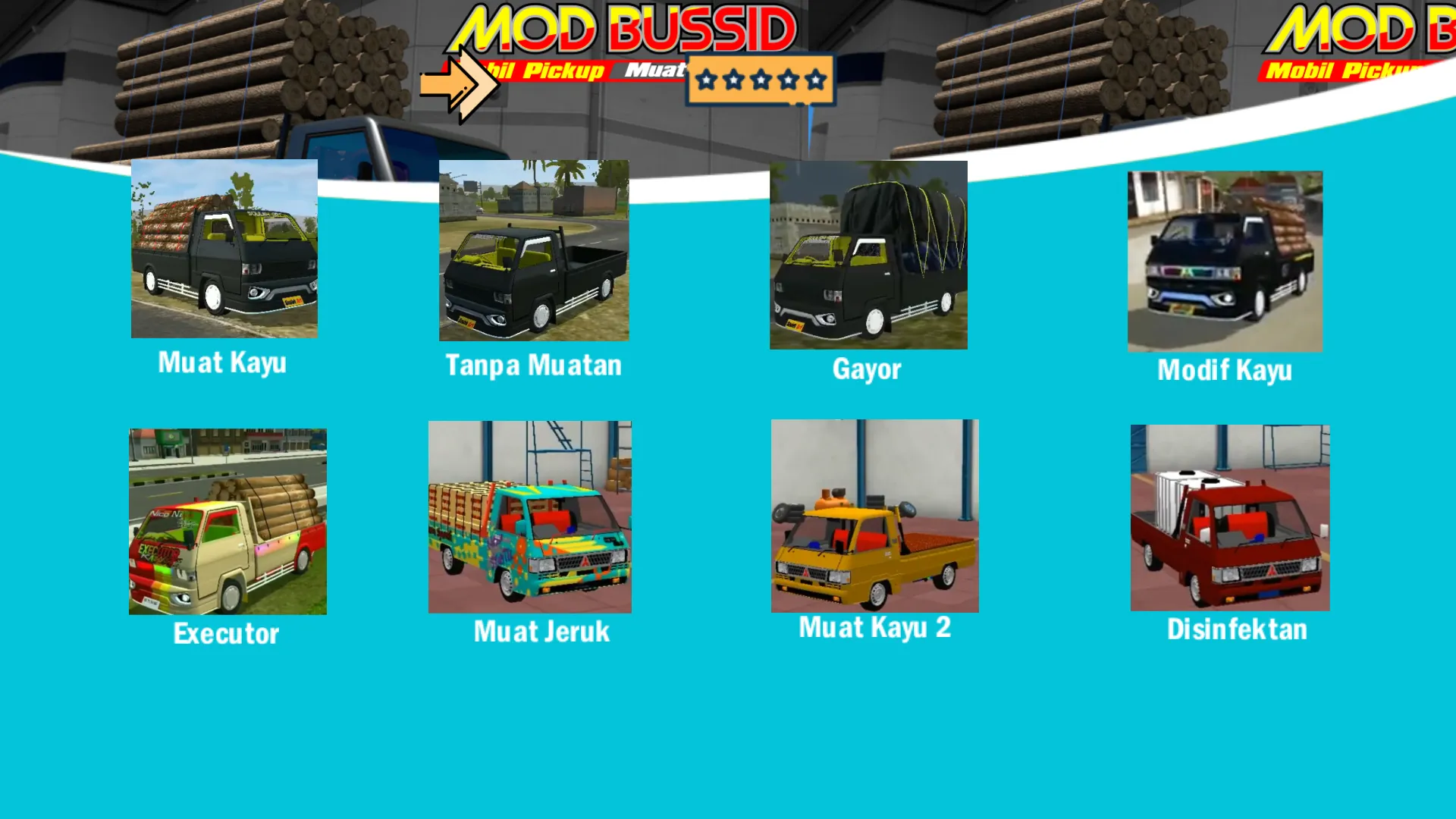 Mod Bussid Mobil Pickup Muatan | Indus Appstore | Screenshot