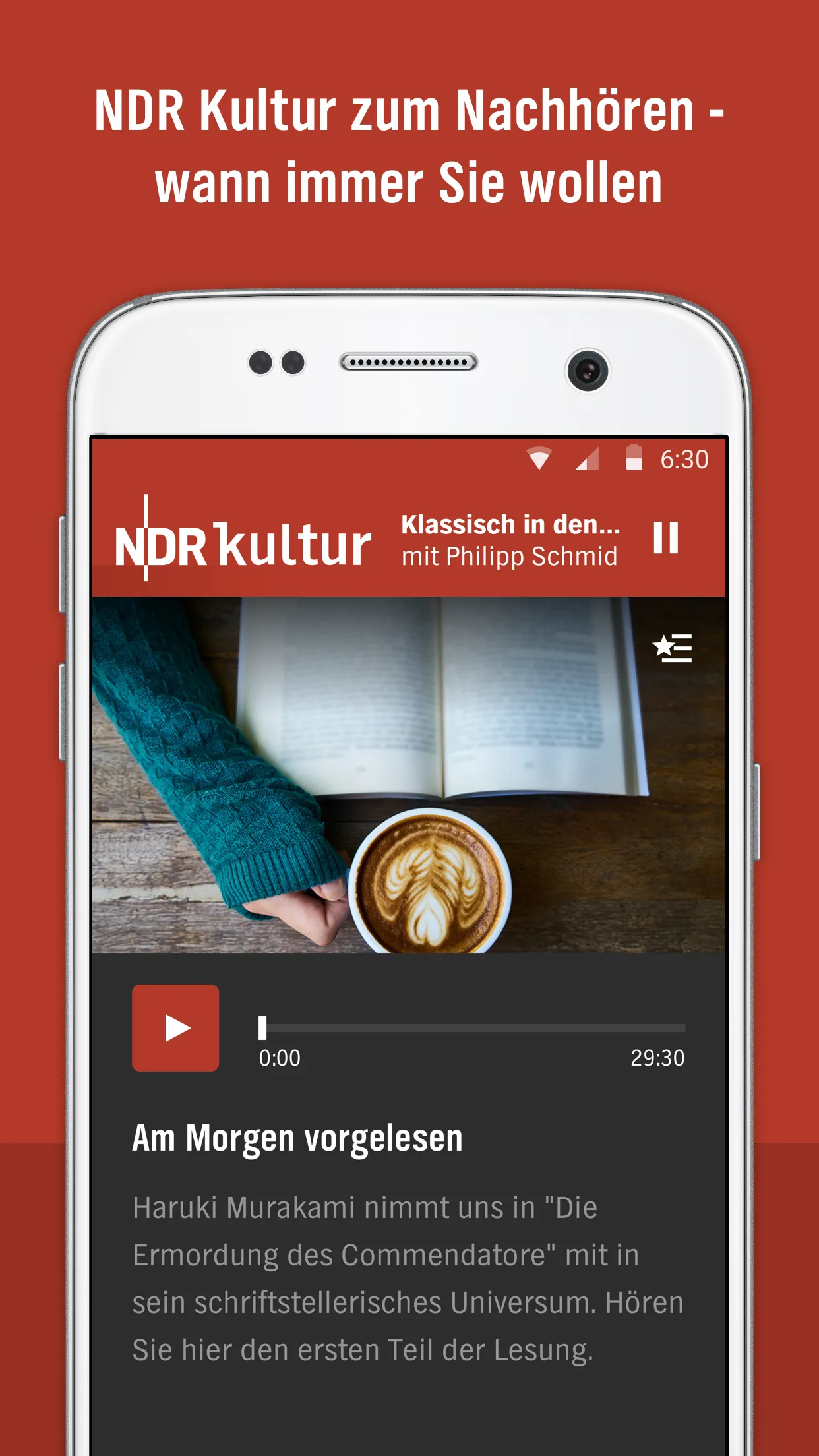 NDR Kultur Radio | Indus Appstore | Screenshot