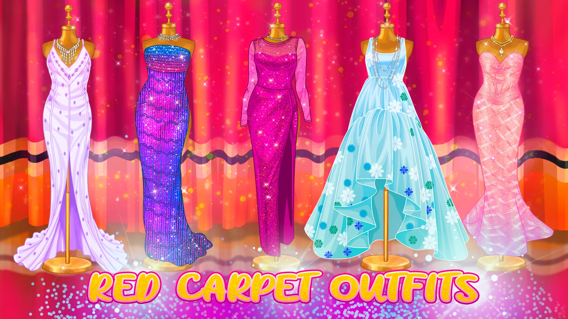 Red Carpet Dress Up Girls Game | Indus Appstore | Screenshot