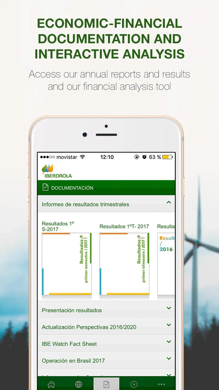 IBERDROLA Investor Relations | Indus Appstore | Screenshot