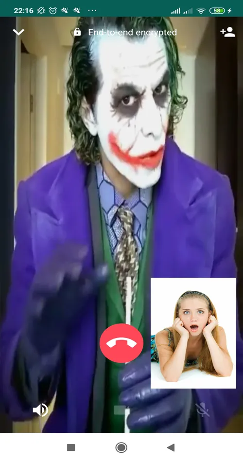 Joker Prank Fake Video Cal | Indus Appstore | Screenshot