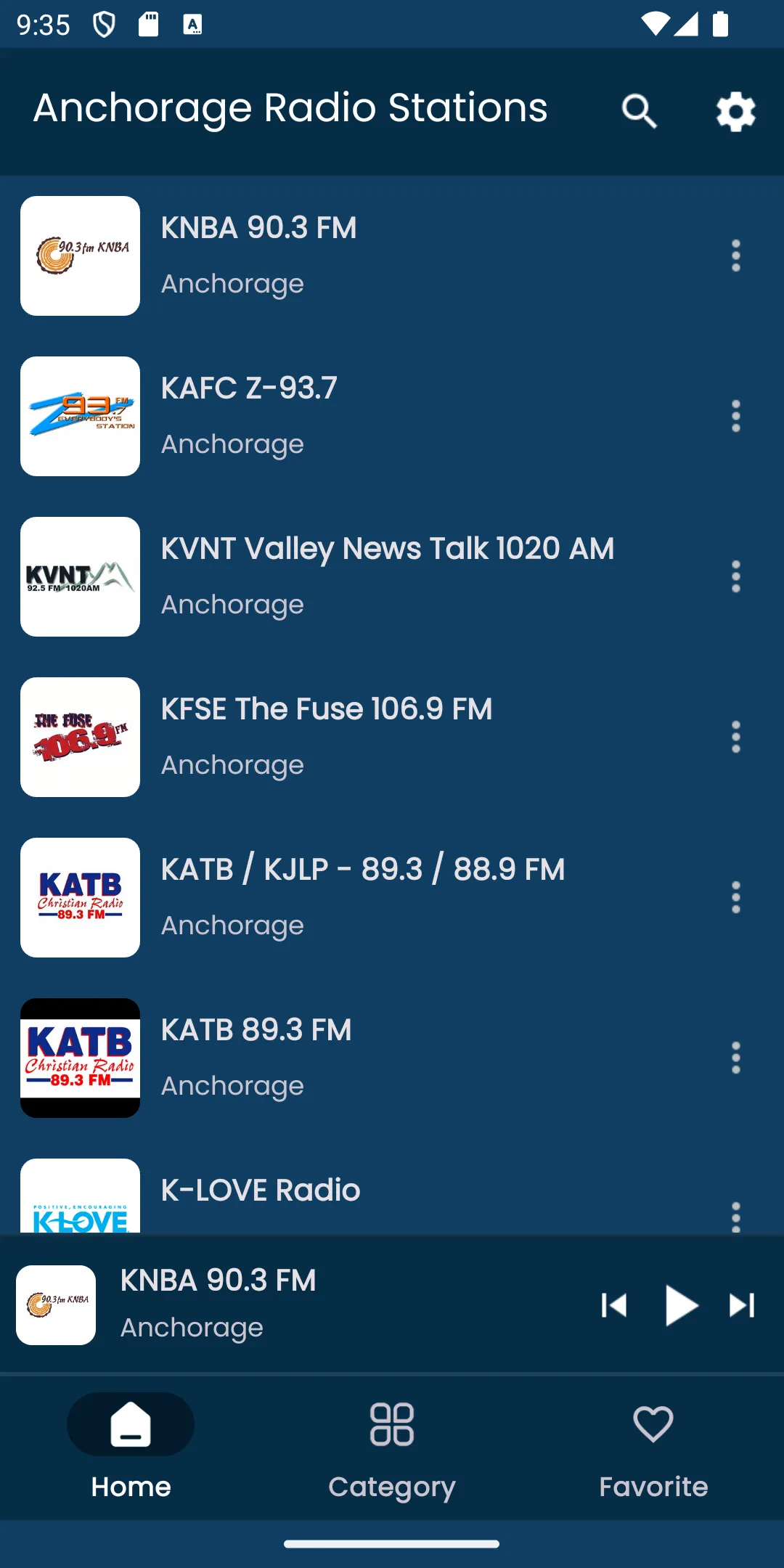 Radios from Anchorage | Indus Appstore | Screenshot