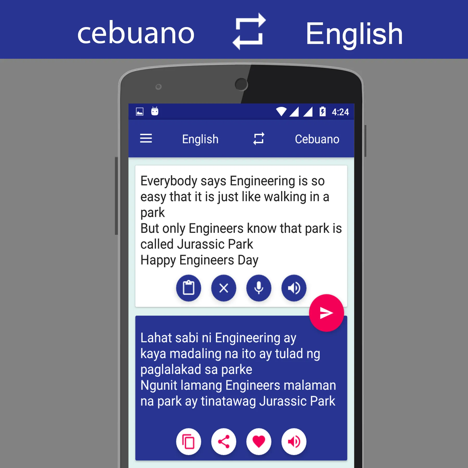 Cebuano English Translator | Indus Appstore | Screenshot