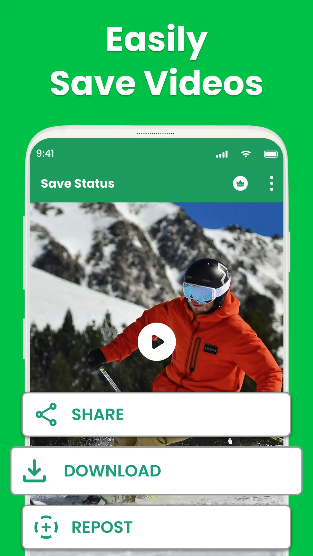 Download Status: Save Status | Indus Appstore | Screenshot