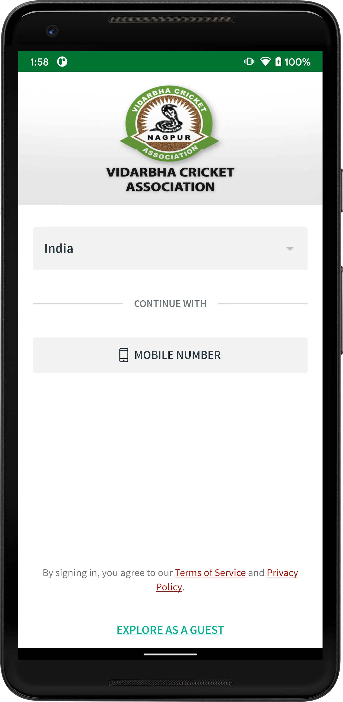 Vidarbha Cricket Association | Indus Appstore | Screenshot