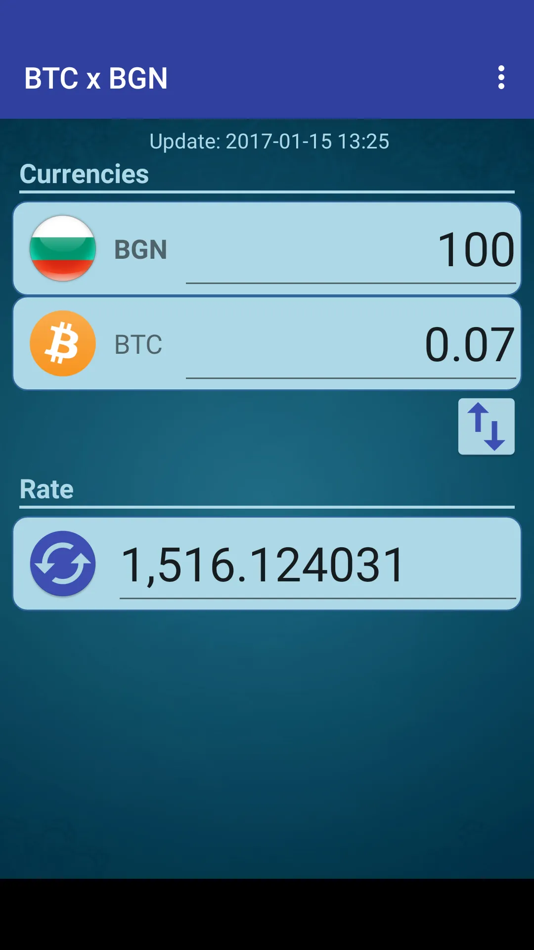 Bitcoin x Bulgarian Lev | Indus Appstore | Screenshot