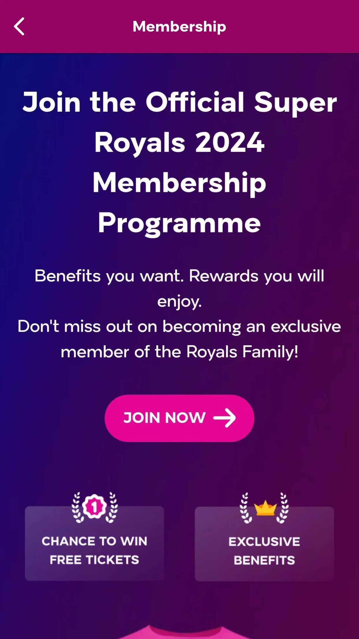 Rajasthan Royals Official App | Indus Appstore | Screenshot