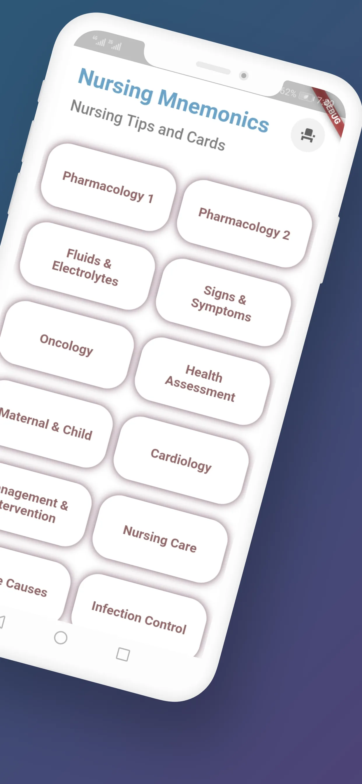 Nursing Mnemonics cards | Indus Appstore | Screenshot