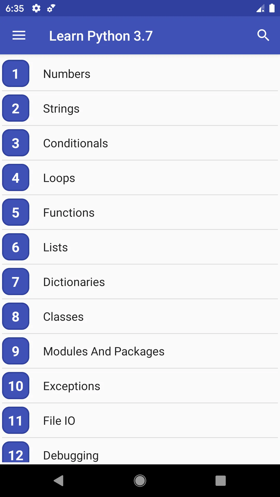 Learn Python 3.7 Programming | Indus Appstore | Screenshot