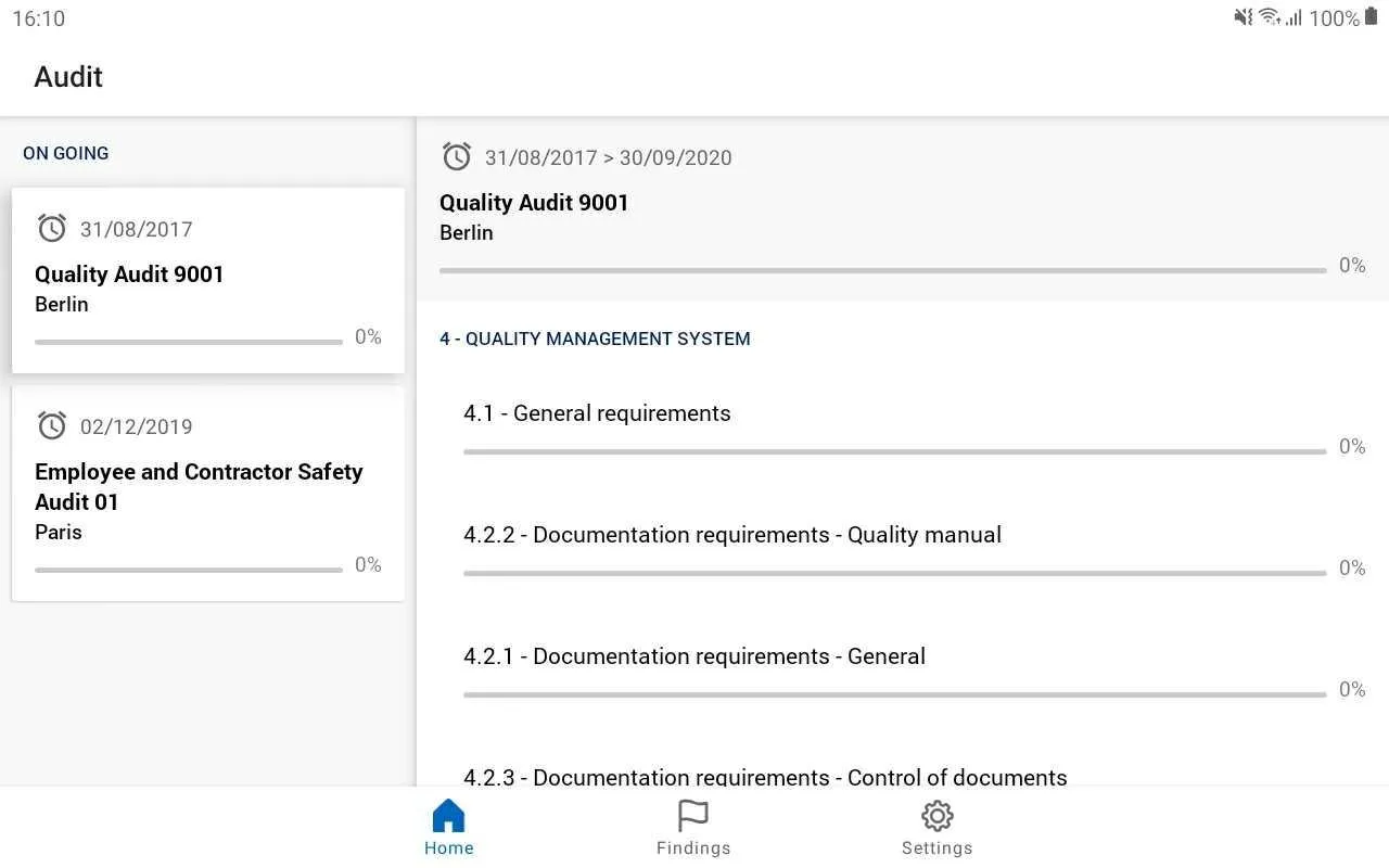 Enablon Audit | Indus Appstore | Screenshot