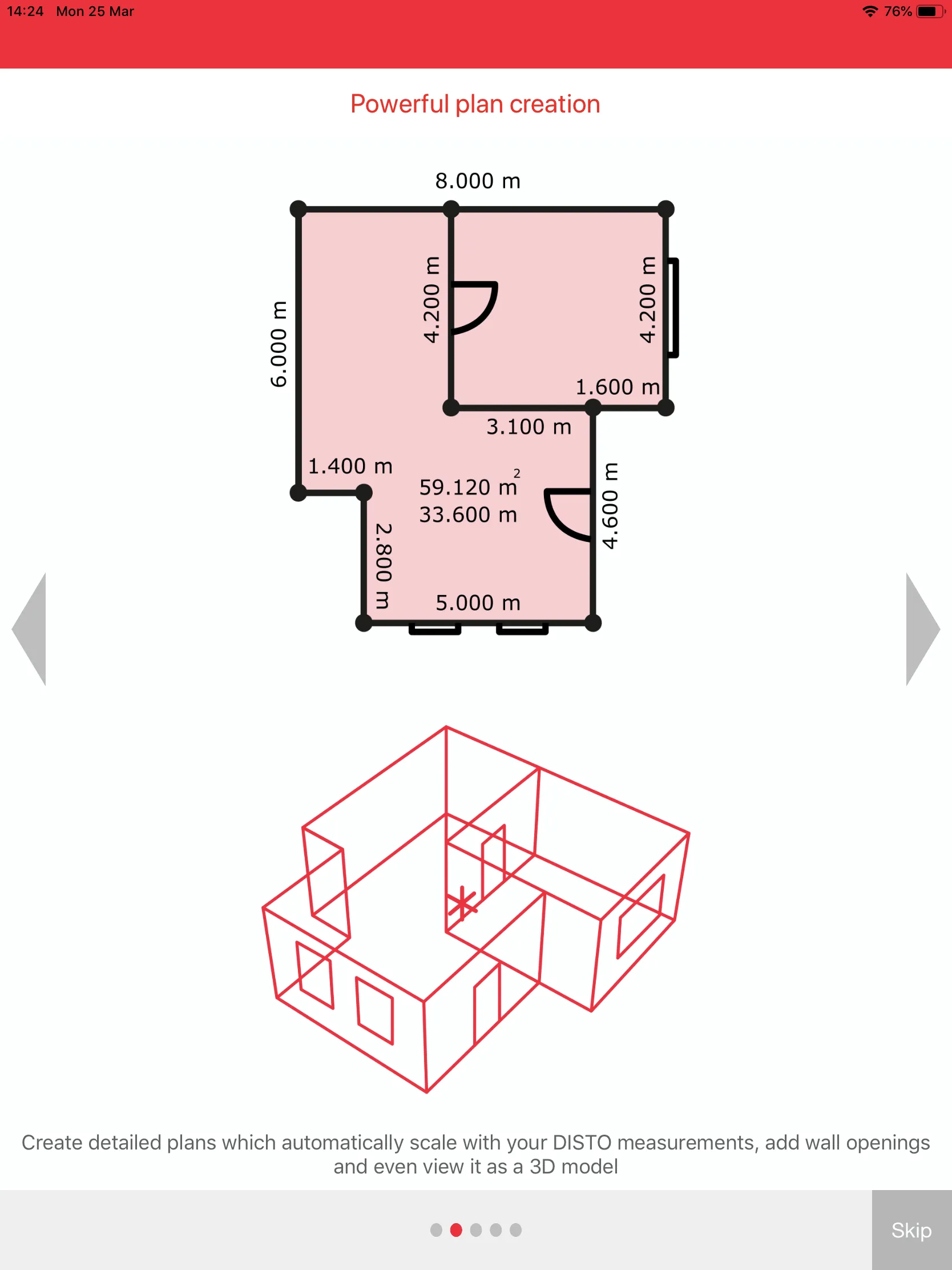 Leica DISTO™ Plan | Indus Appstore | Screenshot