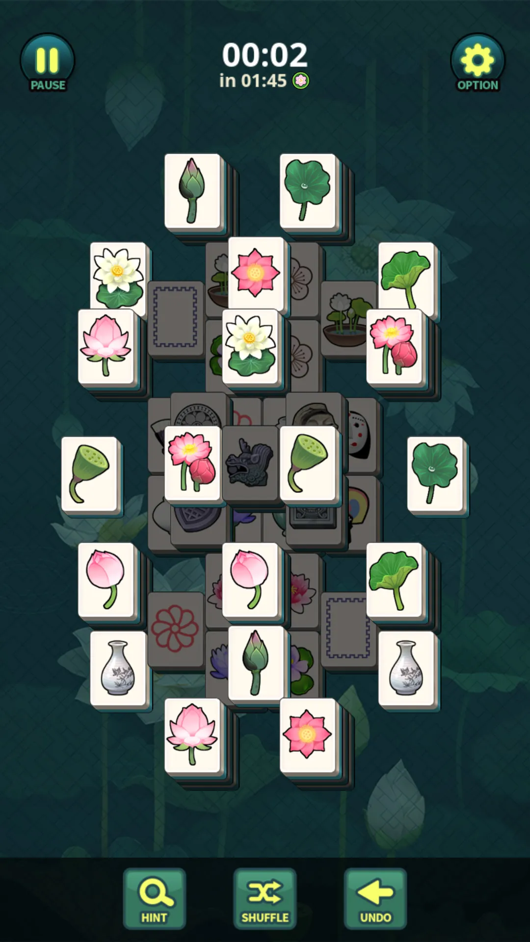 Mahjong Lotus Solitaire | Indus Appstore | Screenshot