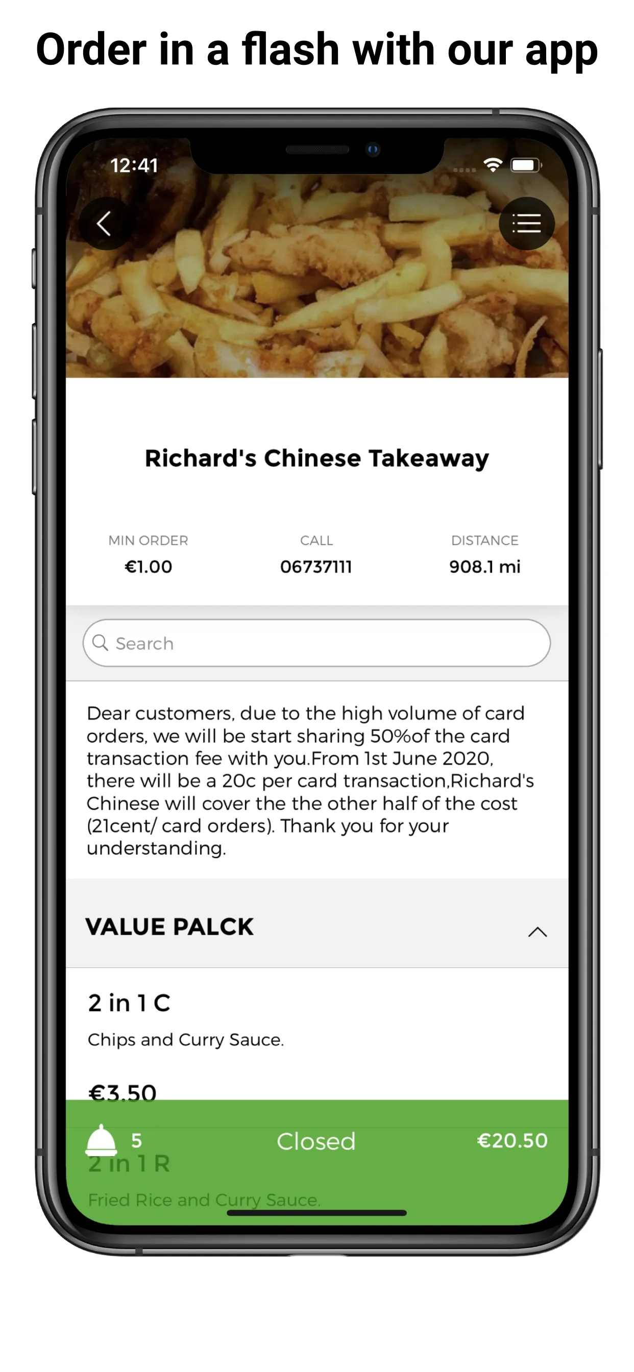 Richard's Chinese Takeaway | Indus Appstore | Screenshot