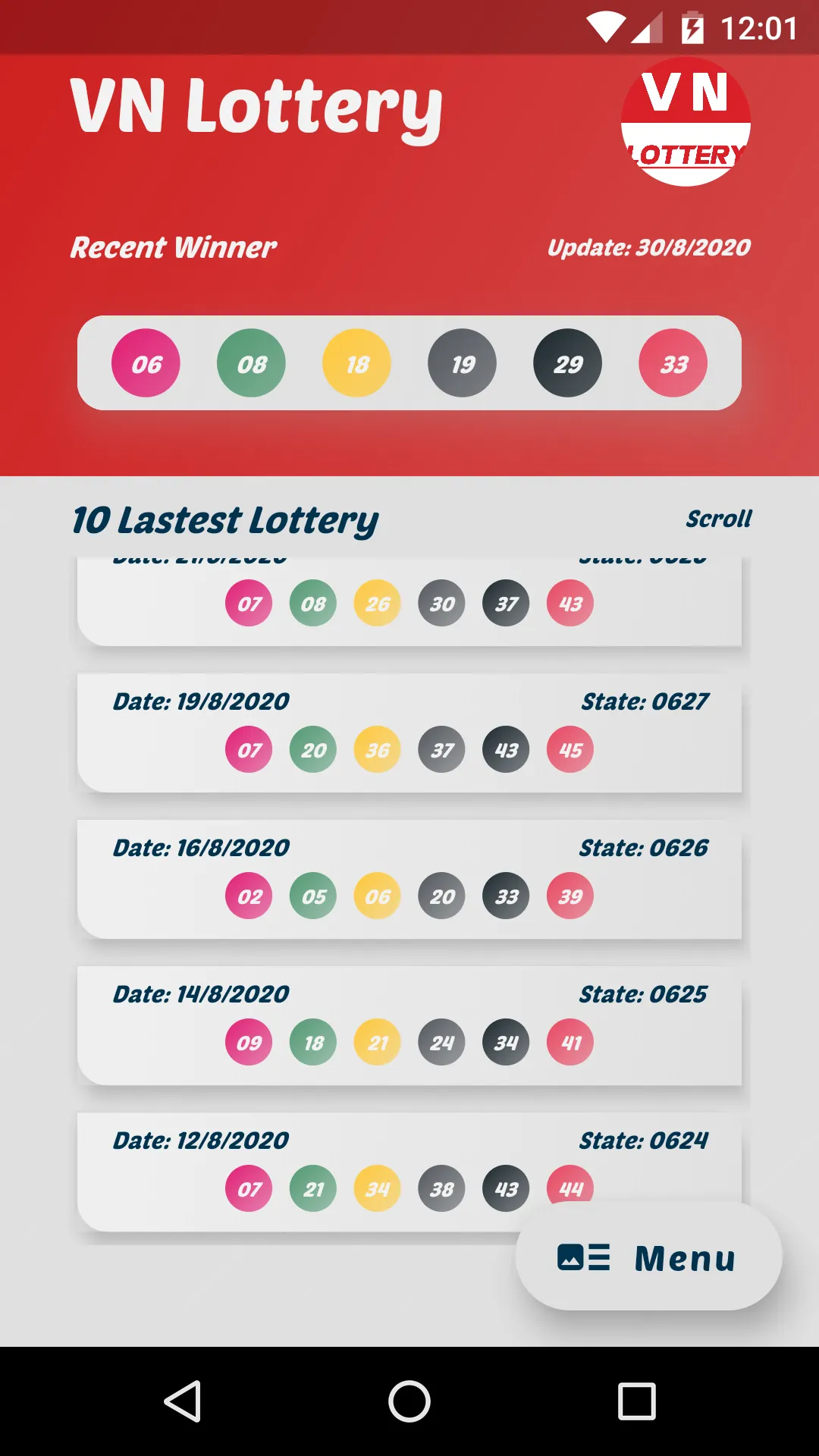 VN Lottery - Tra cứu, phân tíc | Indus Appstore | Screenshot