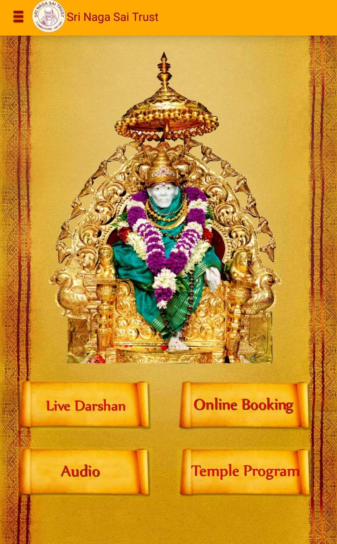 Sri Naga Sai Mandir | Indus Appstore | Screenshot