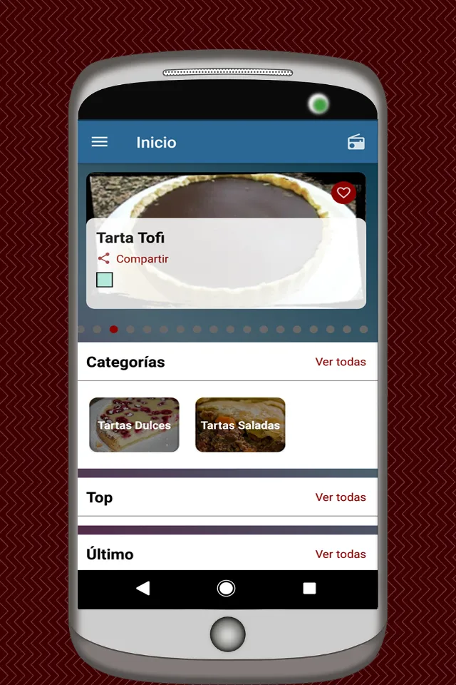 Recetas de Tartas Dulces | Indus Appstore | Screenshot