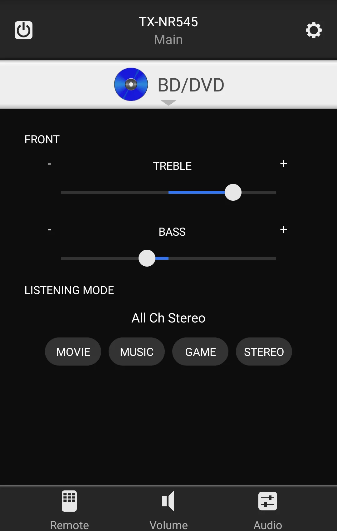 Onkyo Remote | Indus Appstore | Screenshot