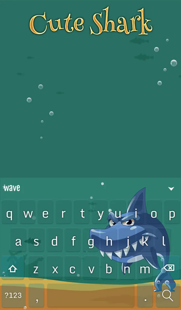 Cute Shark Wallpaper Theme | Indus Appstore | Screenshot