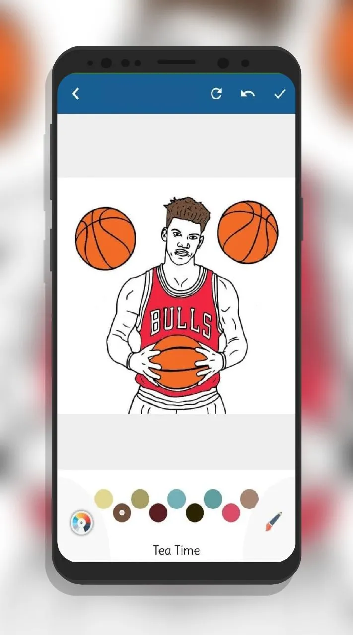 Basket Ball Coloring Book | Indus Appstore | Screenshot