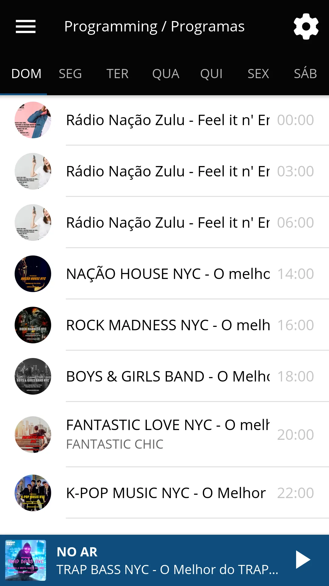 Rádio Nação Zulu | Indus Appstore | Screenshot