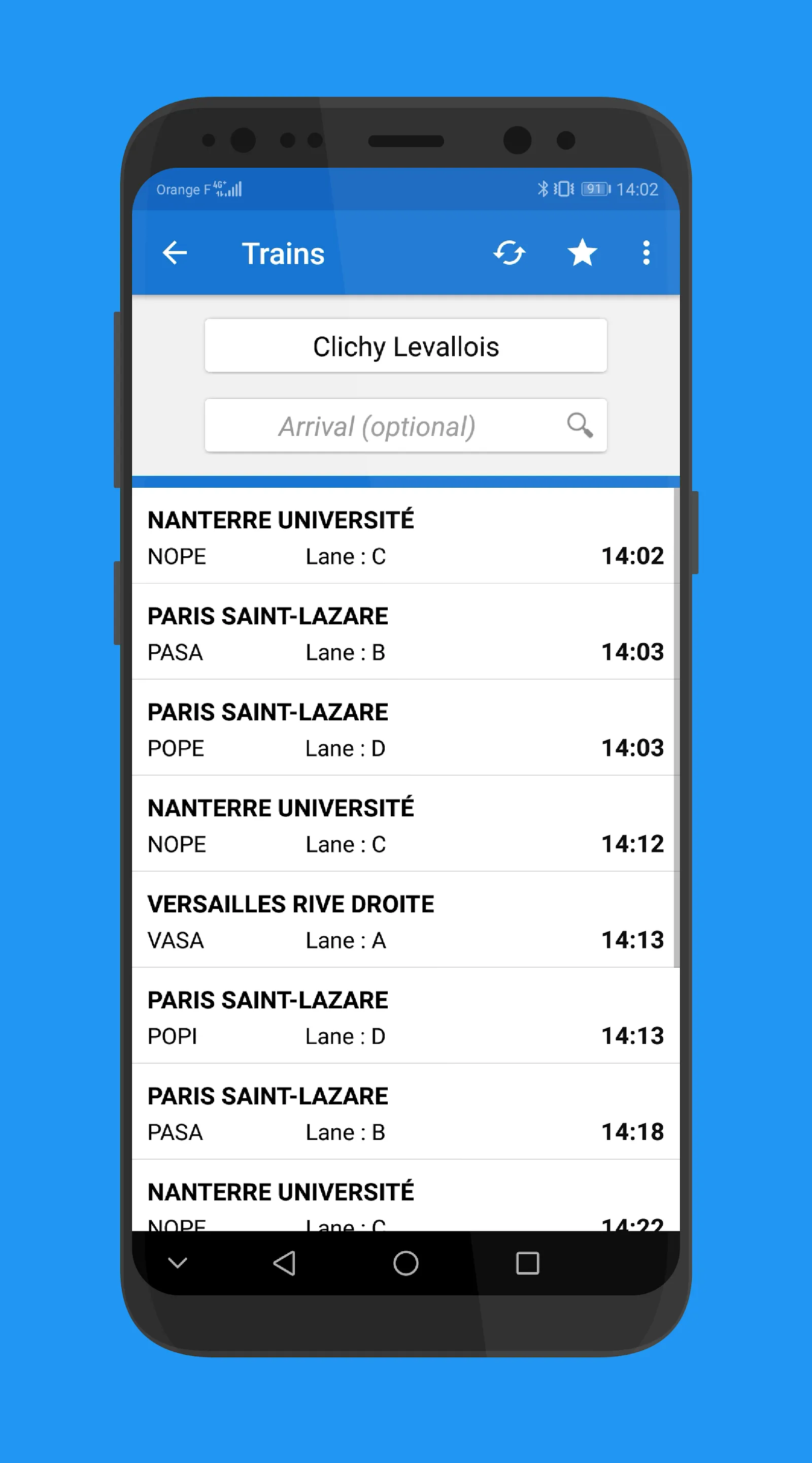 Horaires Me ! (Paris) | Indus Appstore | Screenshot