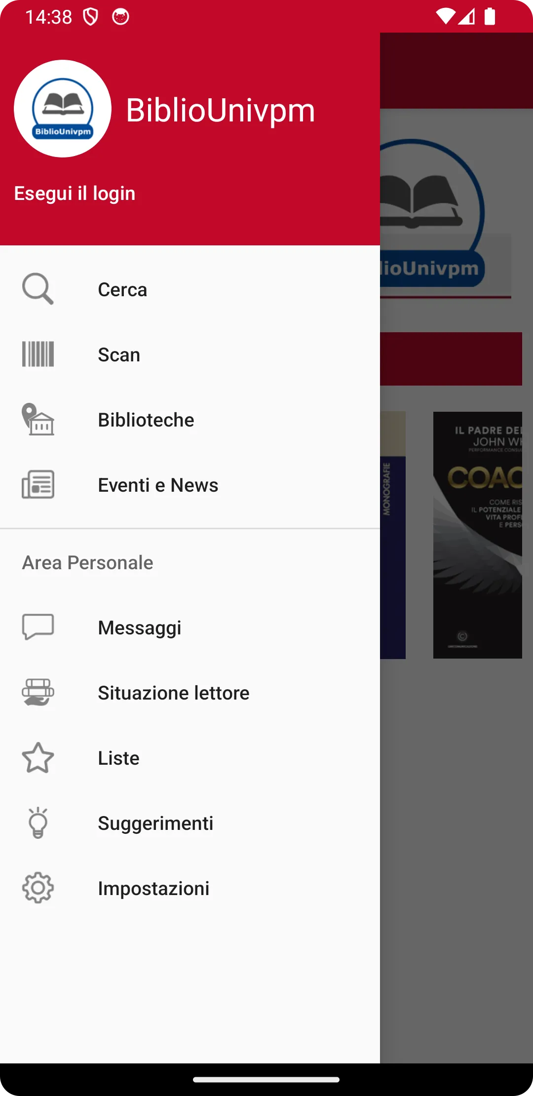 BiblioUnivpm | Indus Appstore | Screenshot