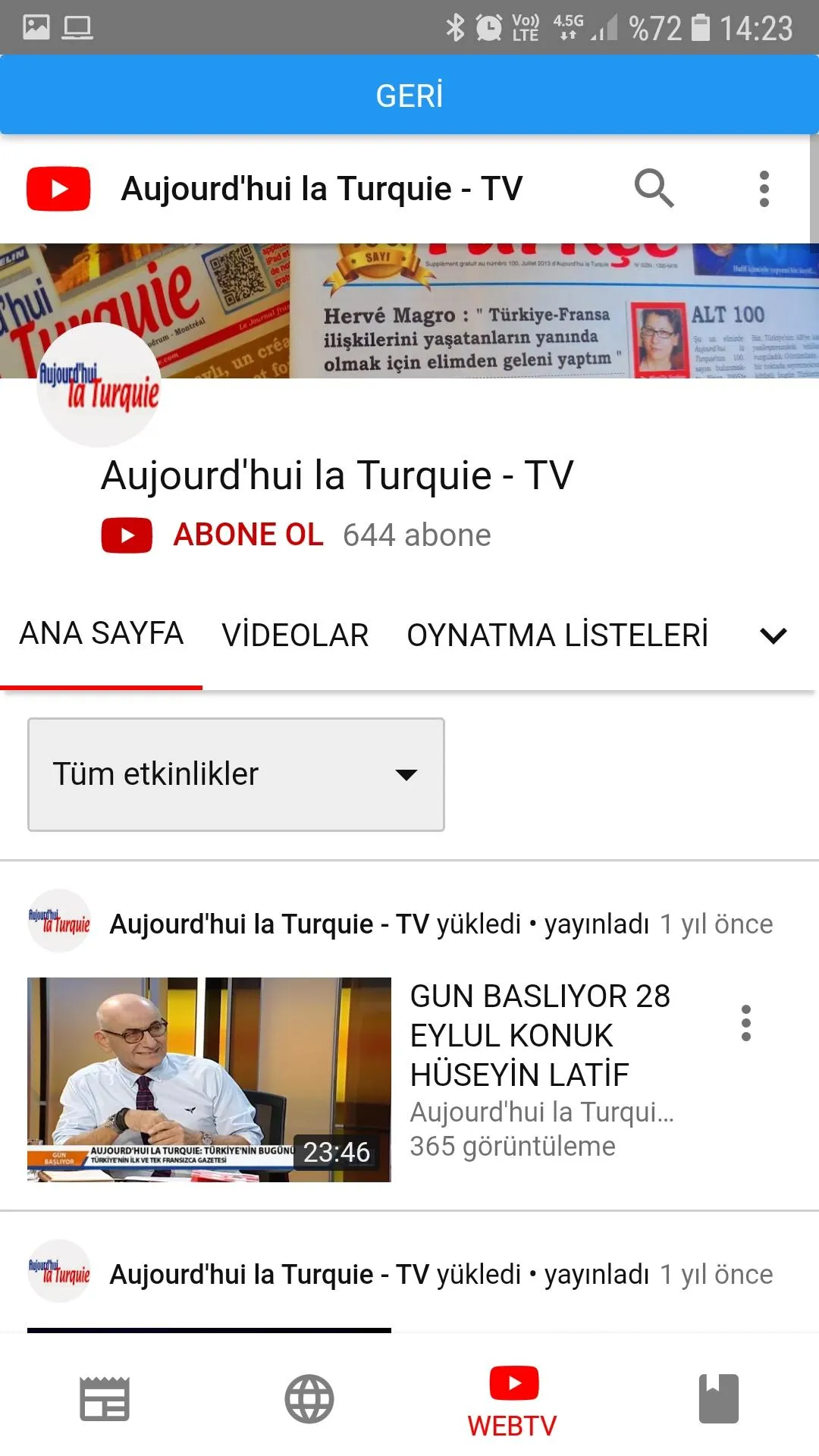 Aujourd’hui la Turquie | Indus Appstore | Screenshot