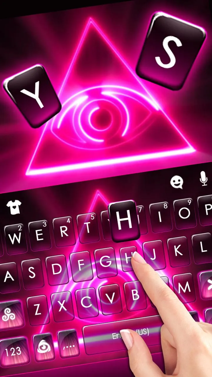 Neon Illuminati Theme | Indus Appstore | Screenshot