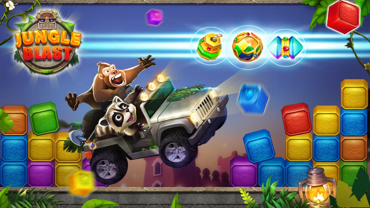 Jungle Blast  -  Jewels Crush  | Indus Appstore | Screenshot