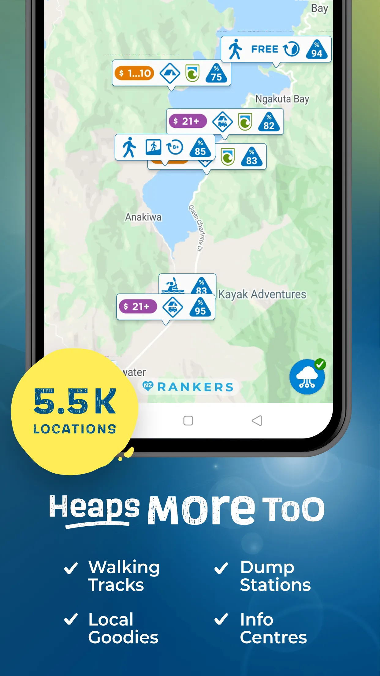 Rankers Camping NZ | Indus Appstore | Screenshot