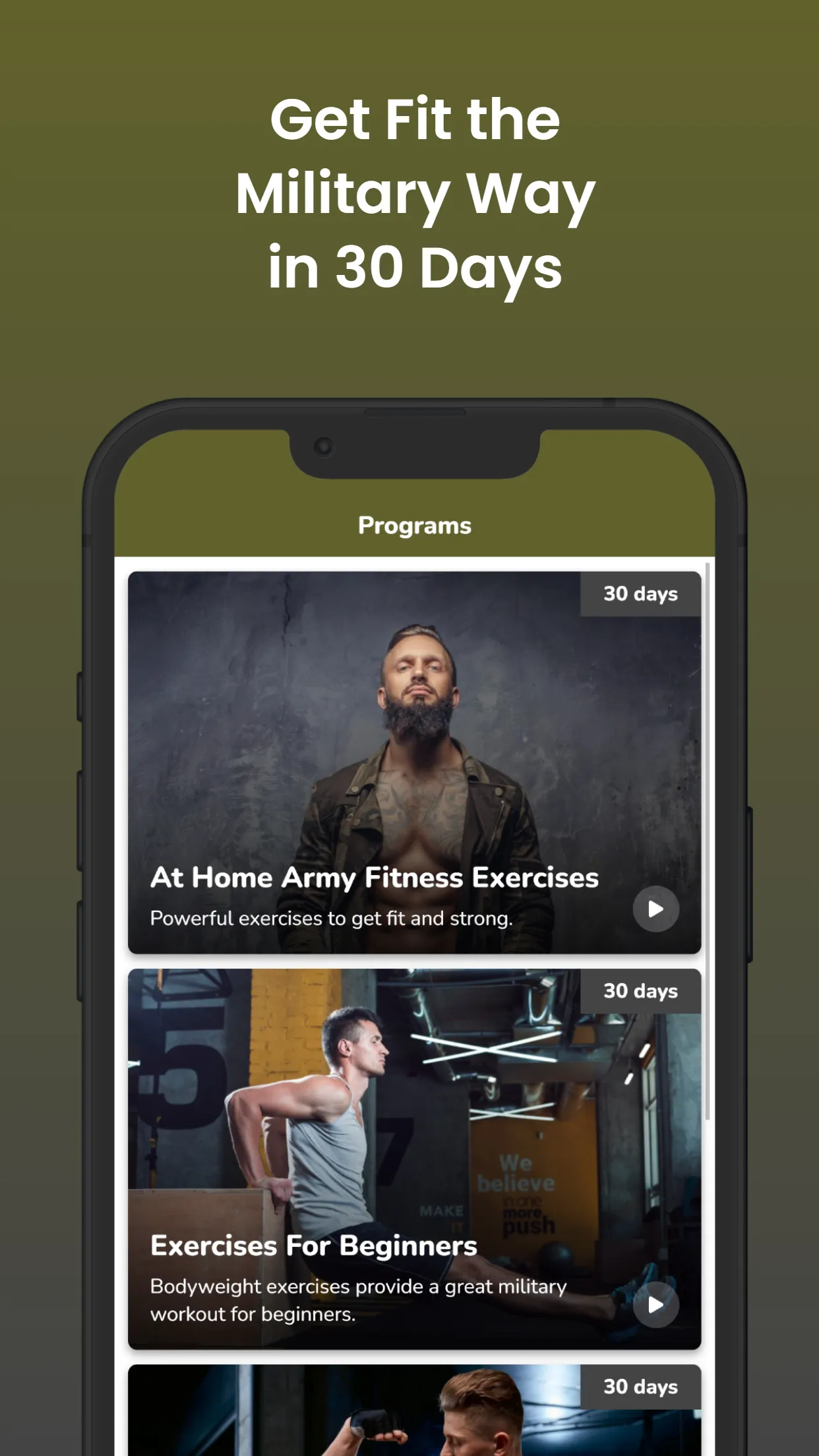 Military Style Fitness Workout | Indus Appstore | Screenshot