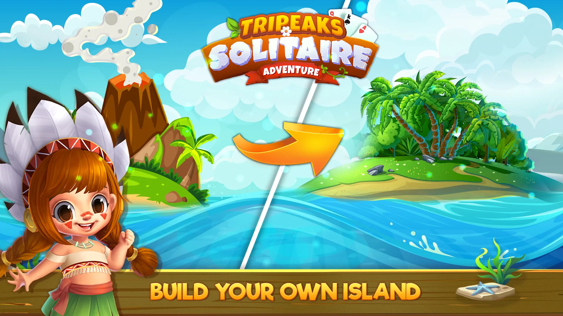 Solitaire Tripeaks Adventure | Indus Appstore | Screenshot