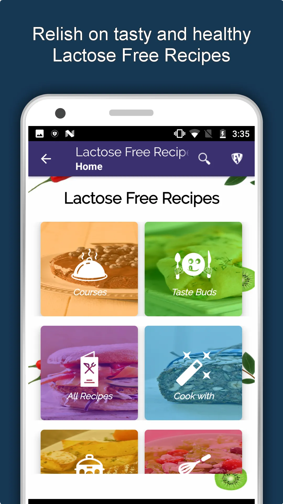 Lactose Free Food Recipes | Indus Appstore | Screenshot