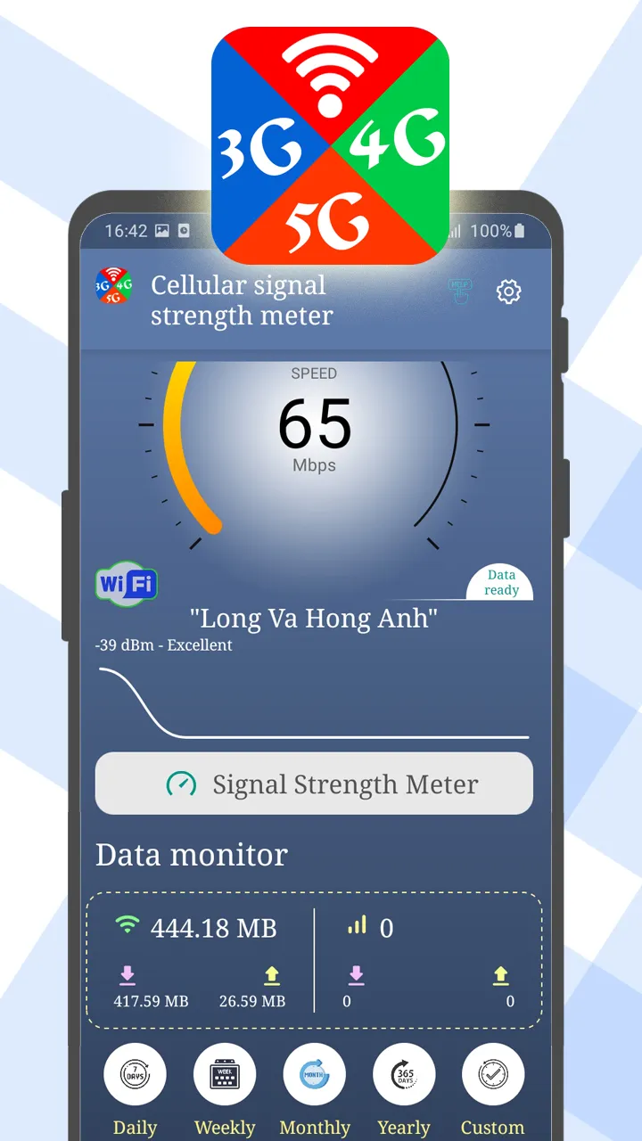 Cellular signal strength meter | Indus Appstore | Screenshot