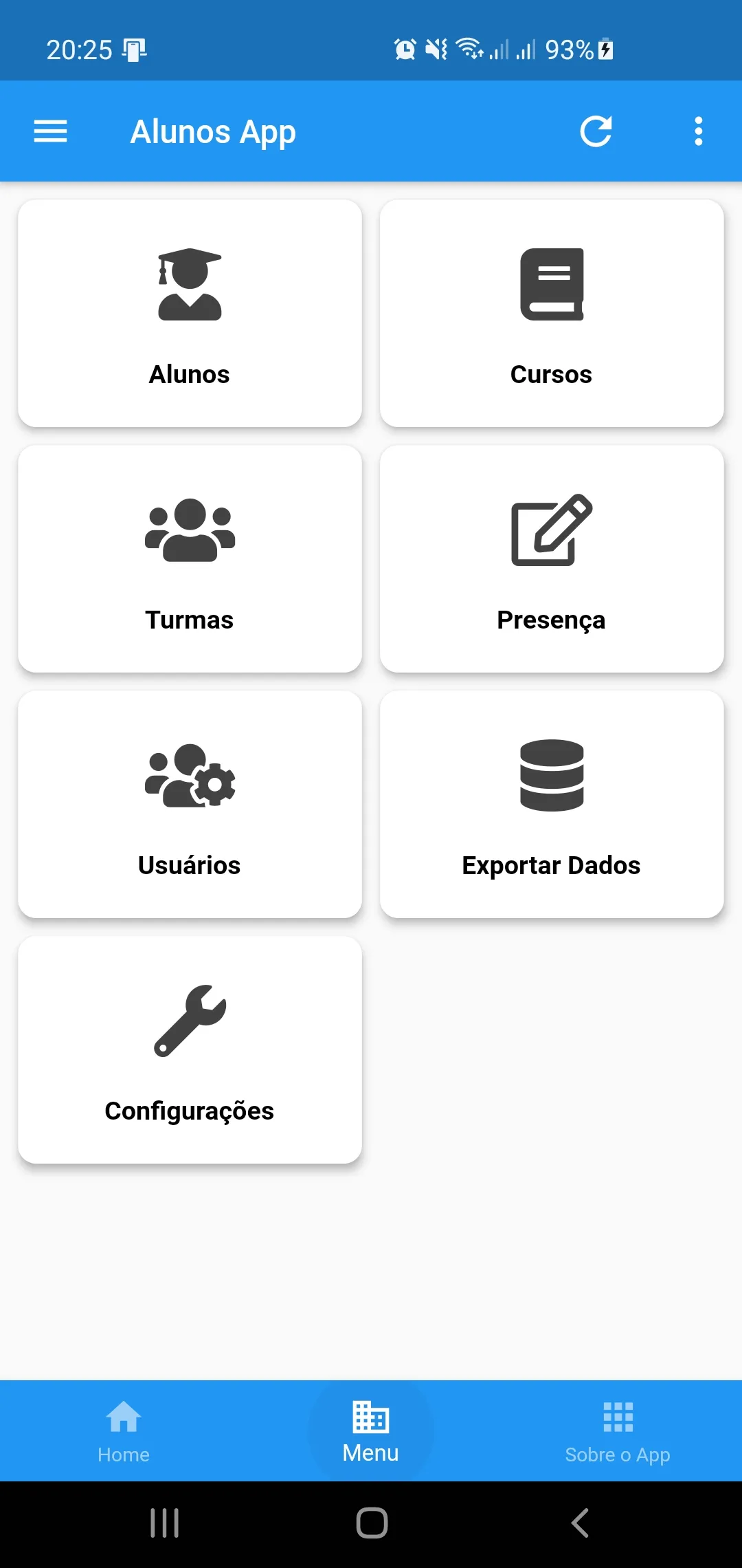 Controle de Alunos, Frequência | Indus Appstore | Screenshot