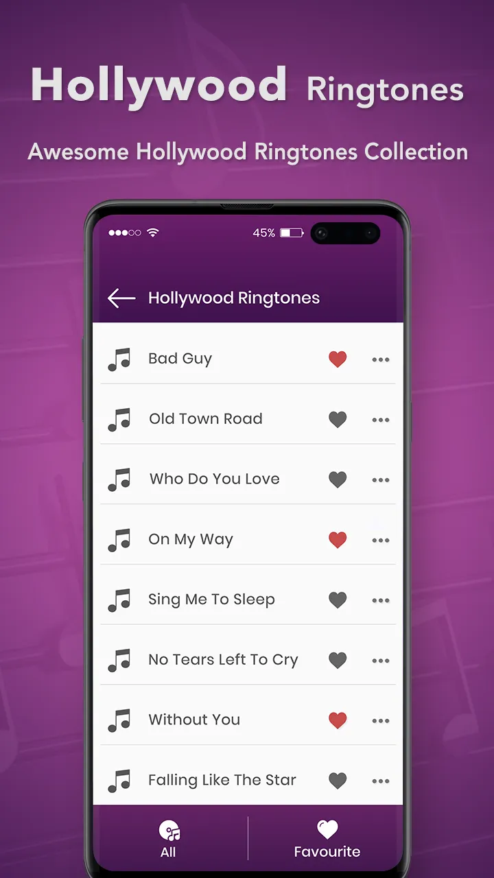 Hollywood Ringtone | Indus Appstore | Screenshot