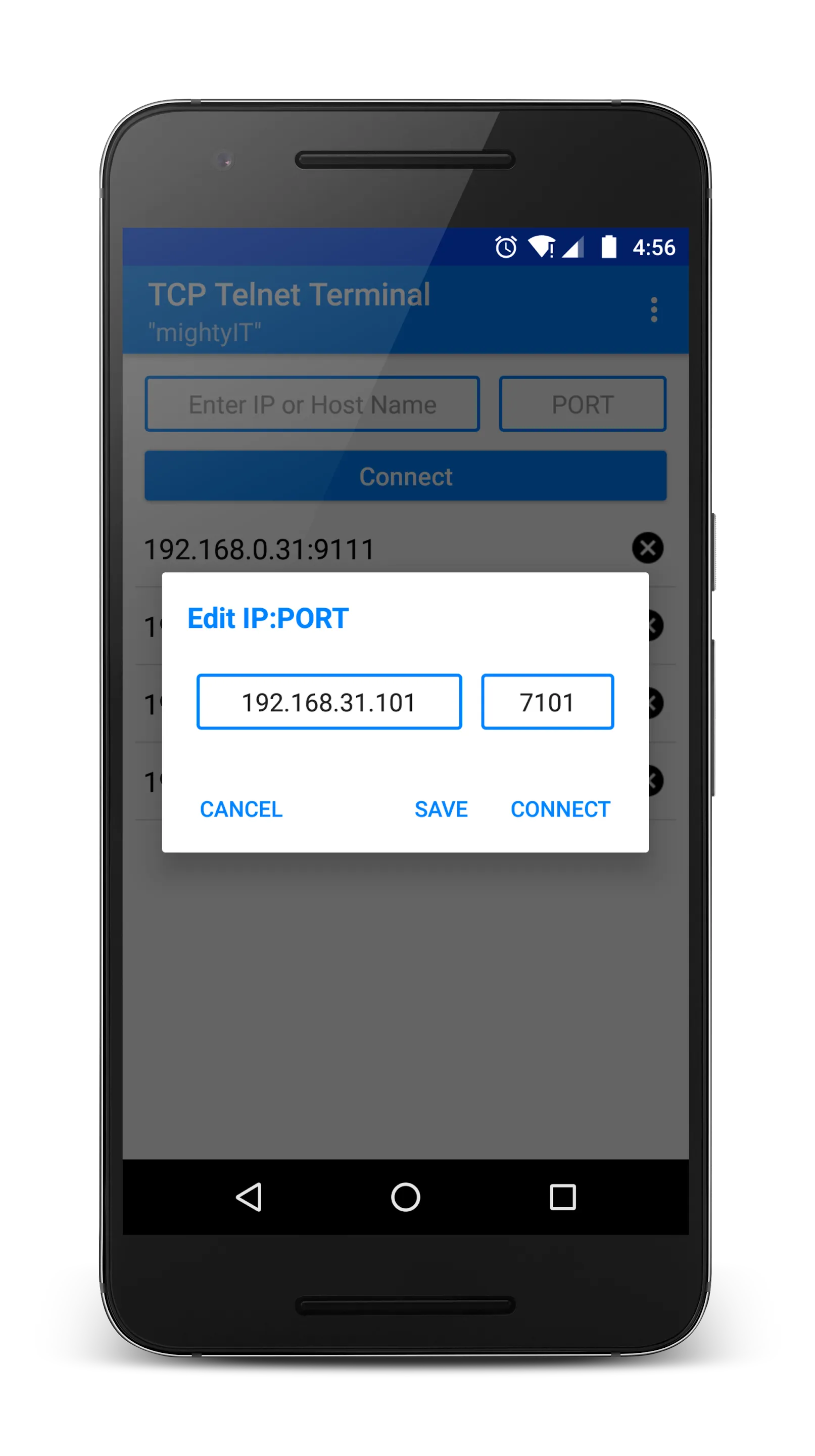 TCP Telnet Terminal | Indus Appstore | Screenshot