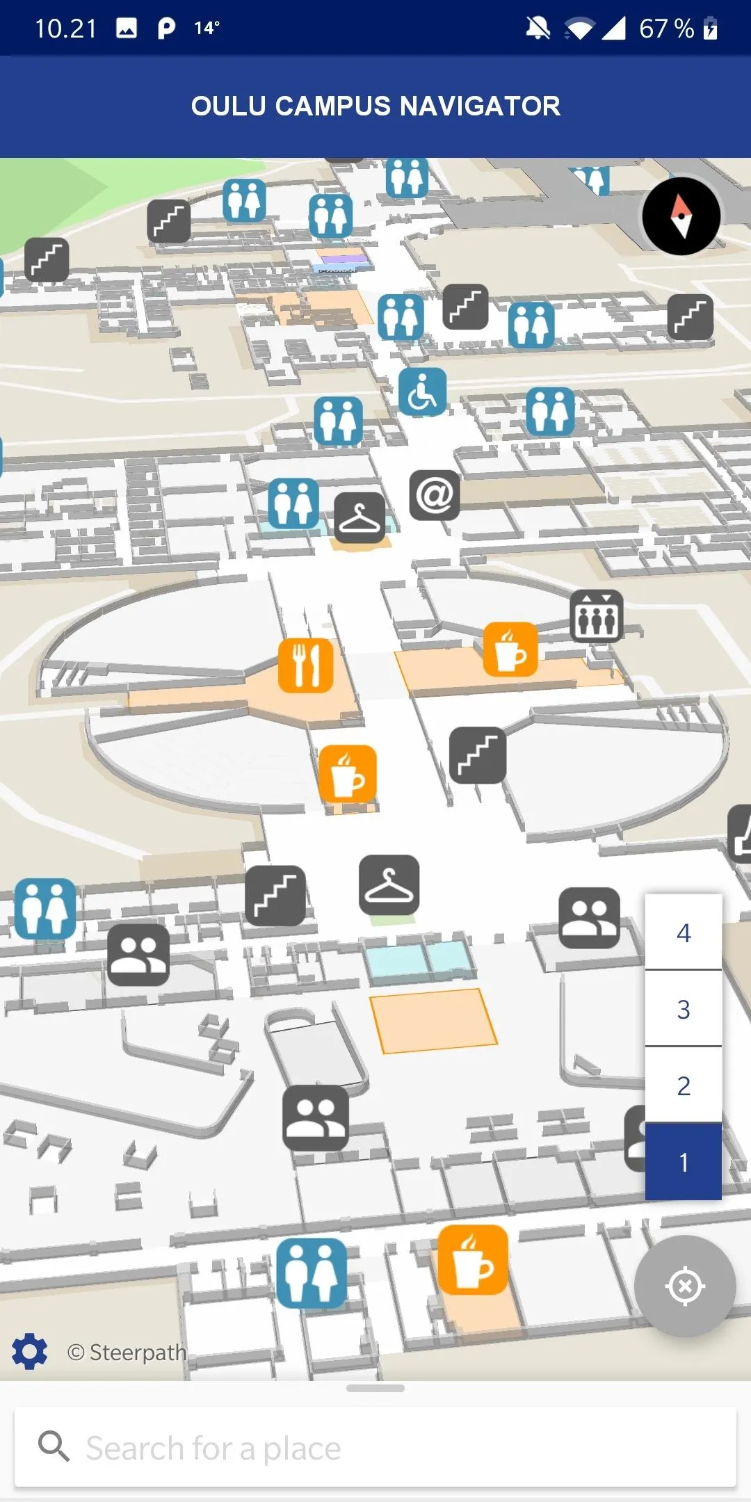 Oulu Campus Navigator | Indus Appstore | Screenshot