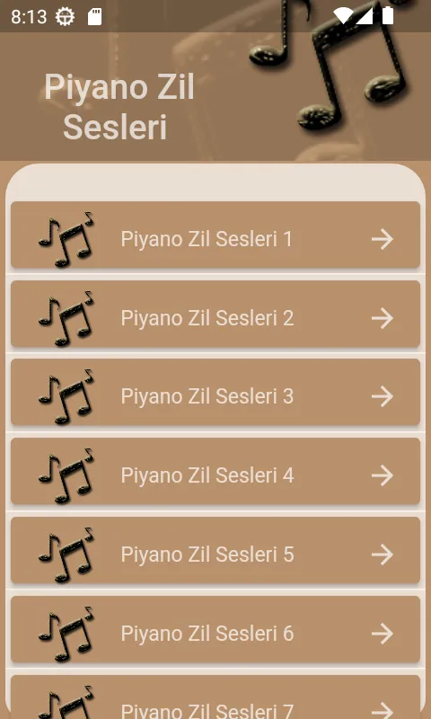 Piyano Zil Sesleri | Indus Appstore | Screenshot