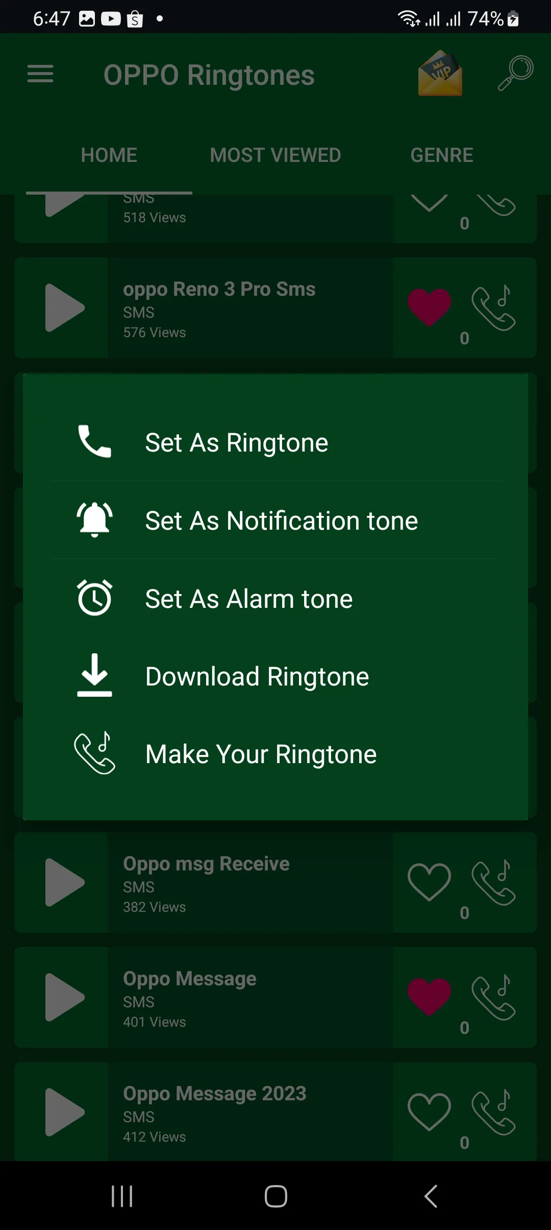 All OPPO Mobile Ringtones | Indus Appstore | Screenshot