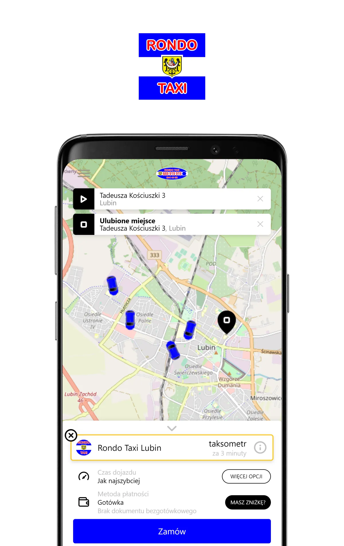 Rondo Taxi Lubin | Indus Appstore | Screenshot