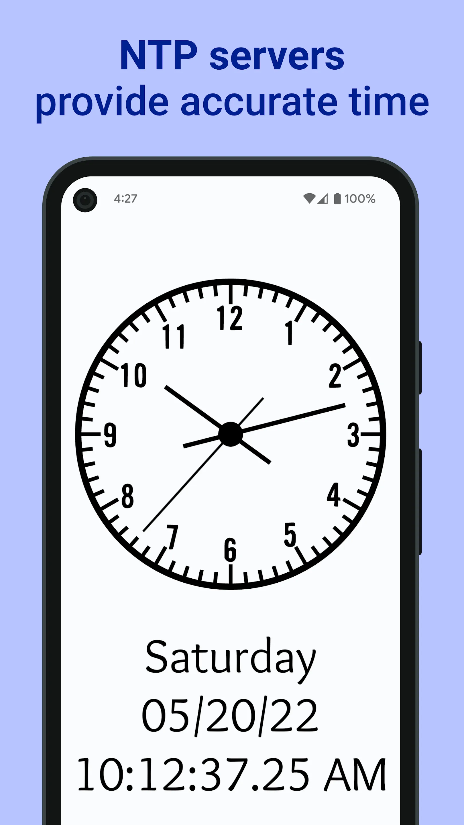 AtomicClock: NTP Time | Indus Appstore | Screenshot