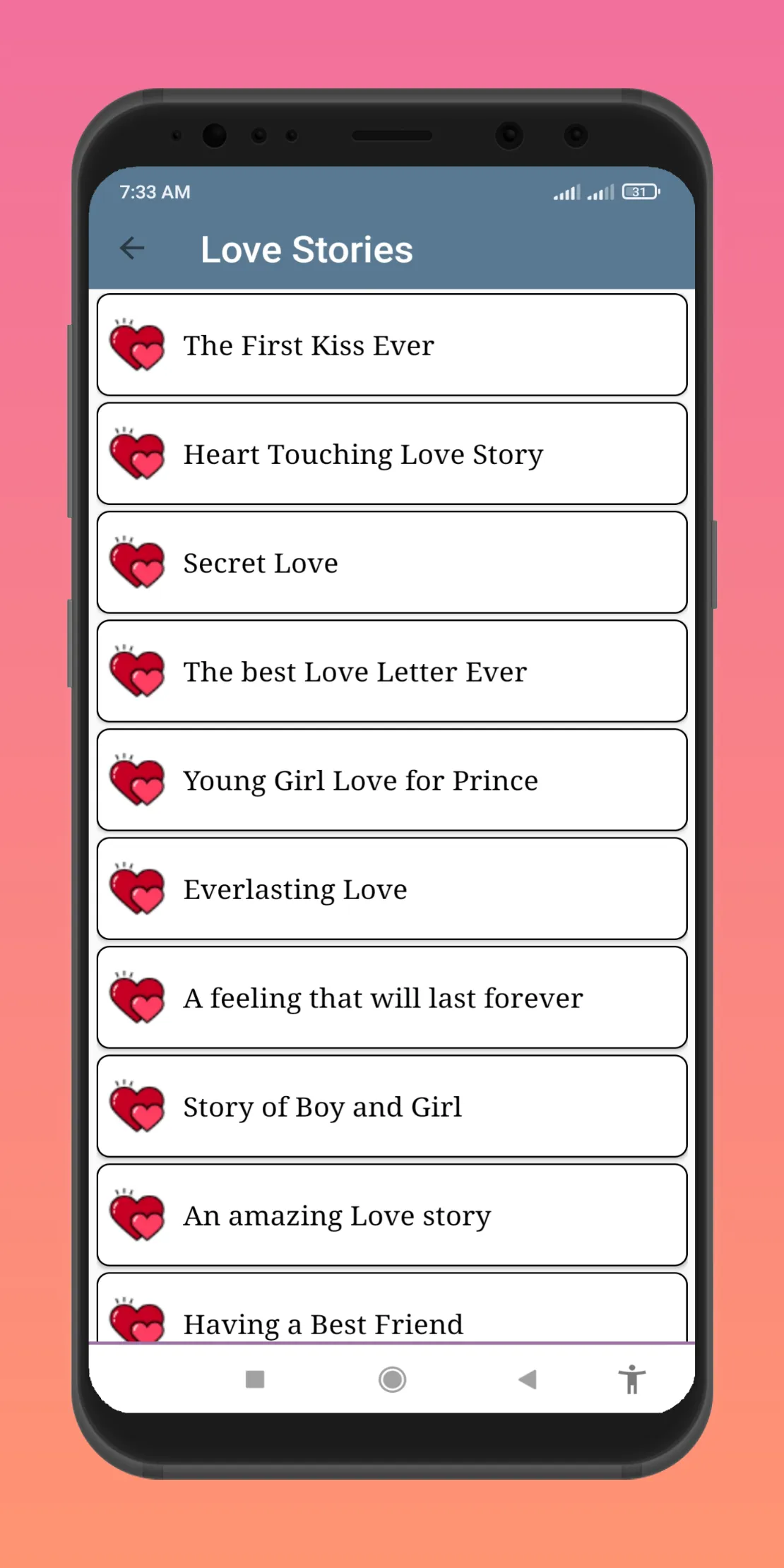 Love Stories - English | Indus Appstore | Screenshot