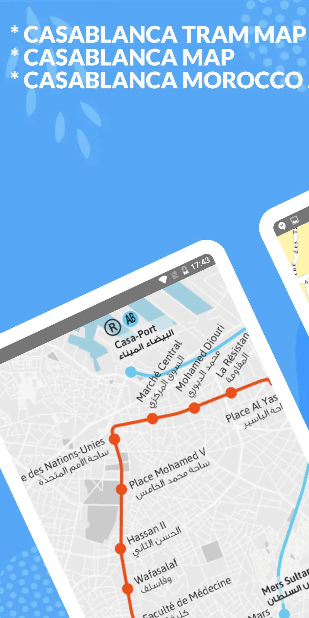 CASABLANCA TRAM MAP OFFLINE MO | Indus Appstore | Screenshot