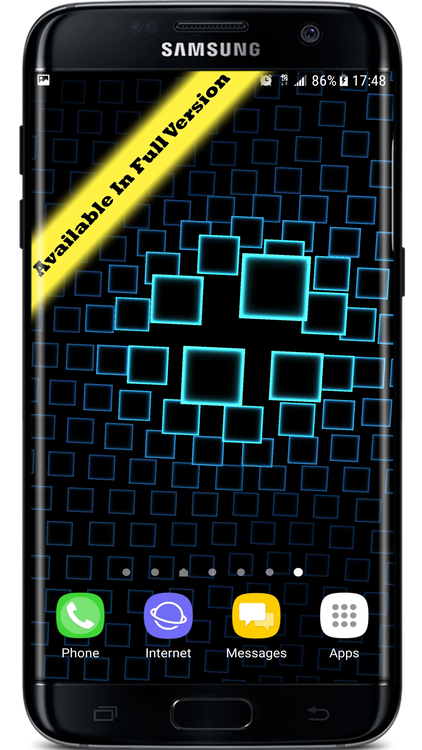 Infinity Parallax Squares 3D L | Indus Appstore | Screenshot