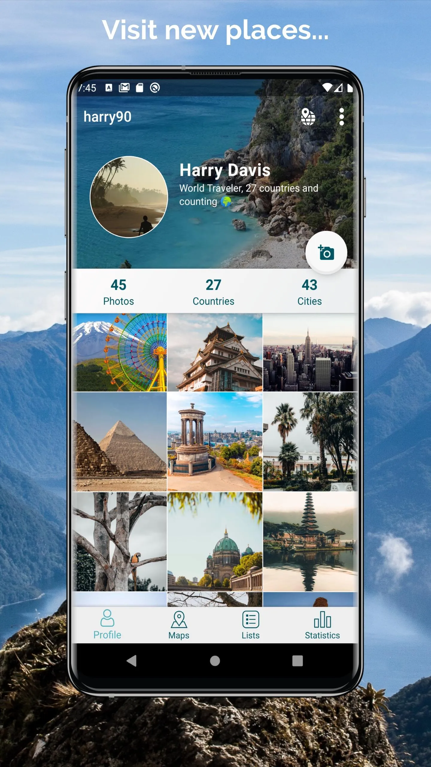 Tripfolio: Travel Tracker | Indus Appstore | Screenshot