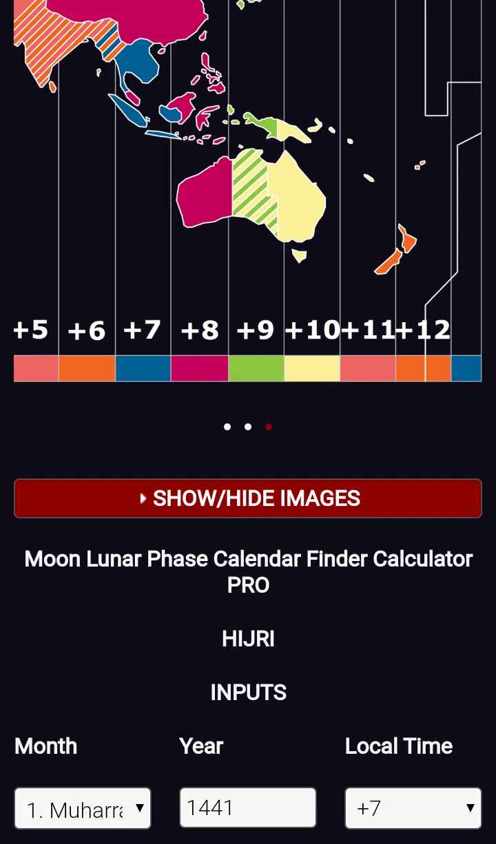 Moon Lunar Phase Calendar Find | Indus Appstore | Screenshot