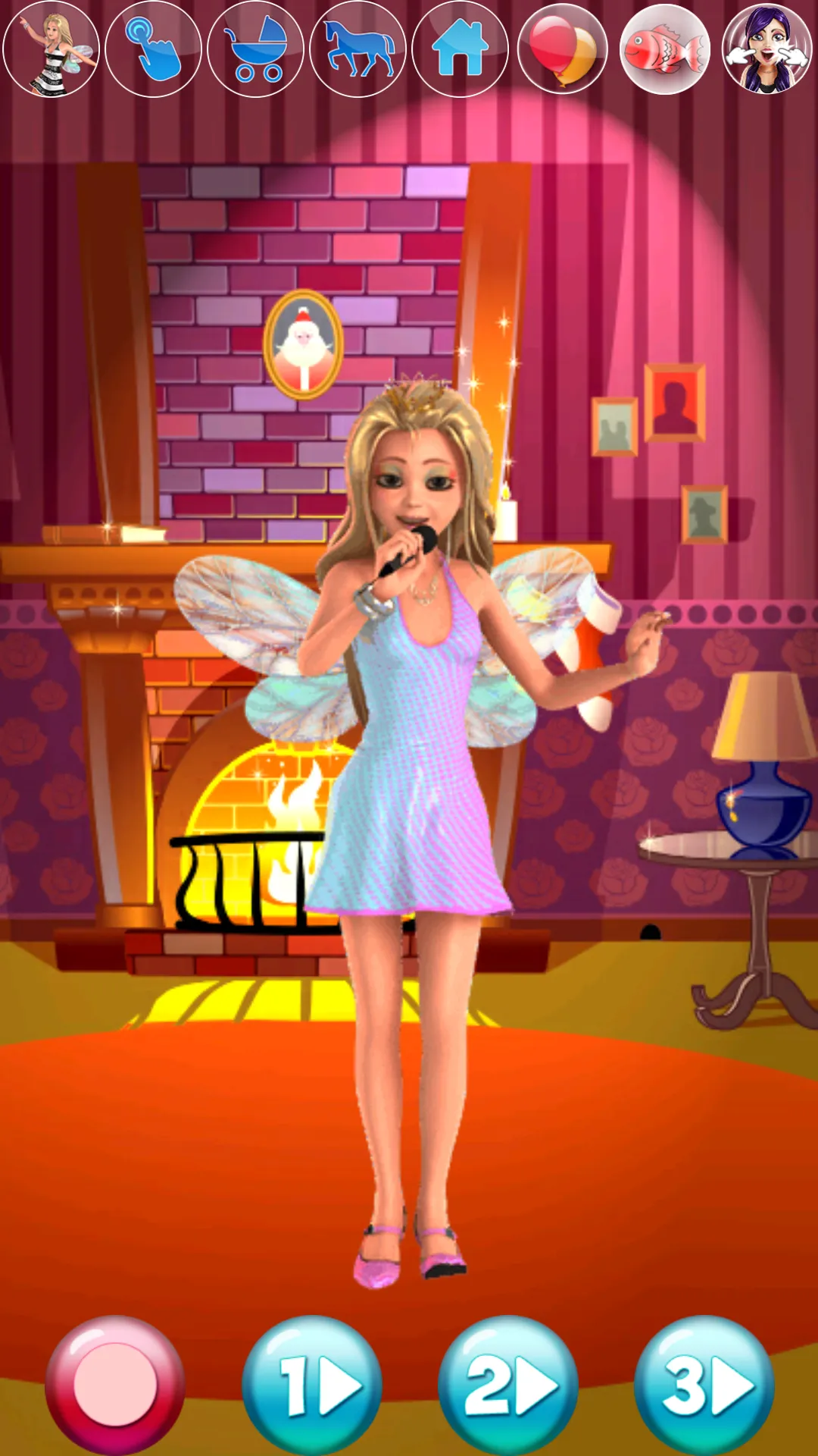 My Little Talking Ice Princess | Indus Appstore | Screenshot