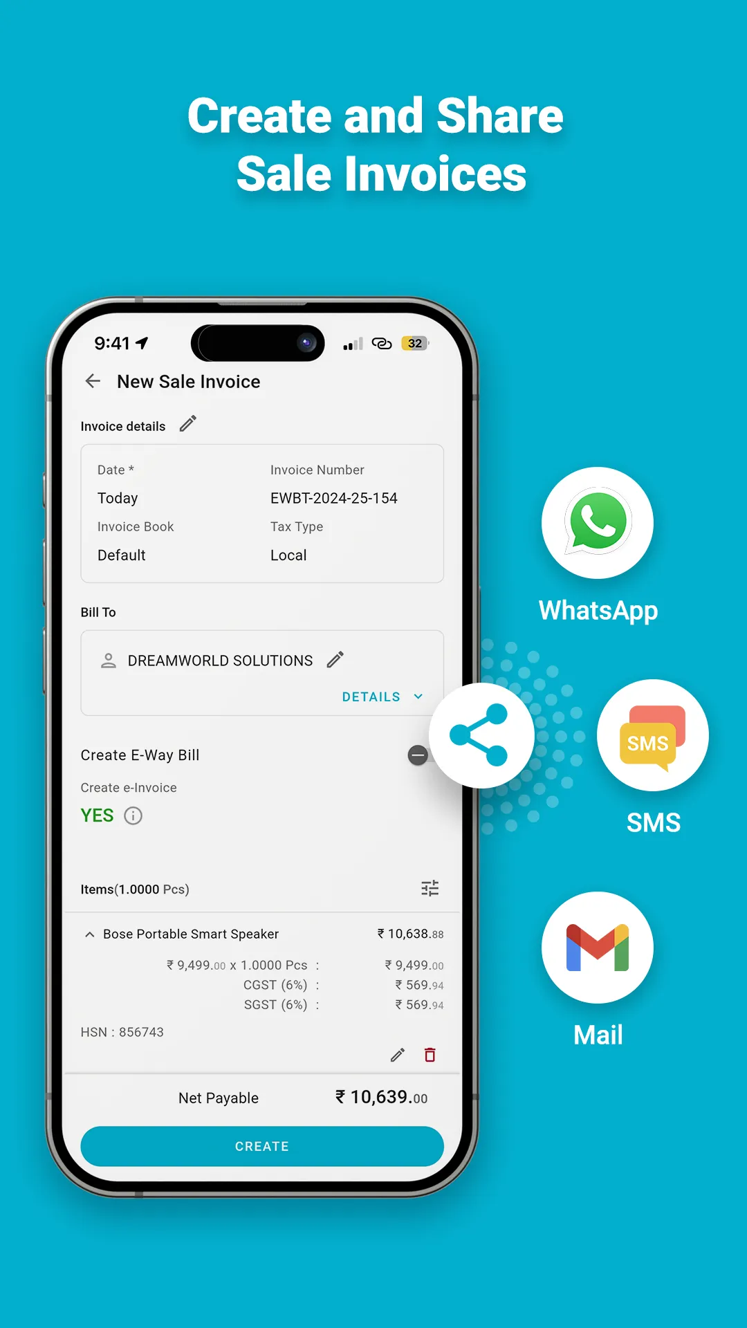 Hisab:Invoicing, Inventory | Indus Appstore | Screenshot